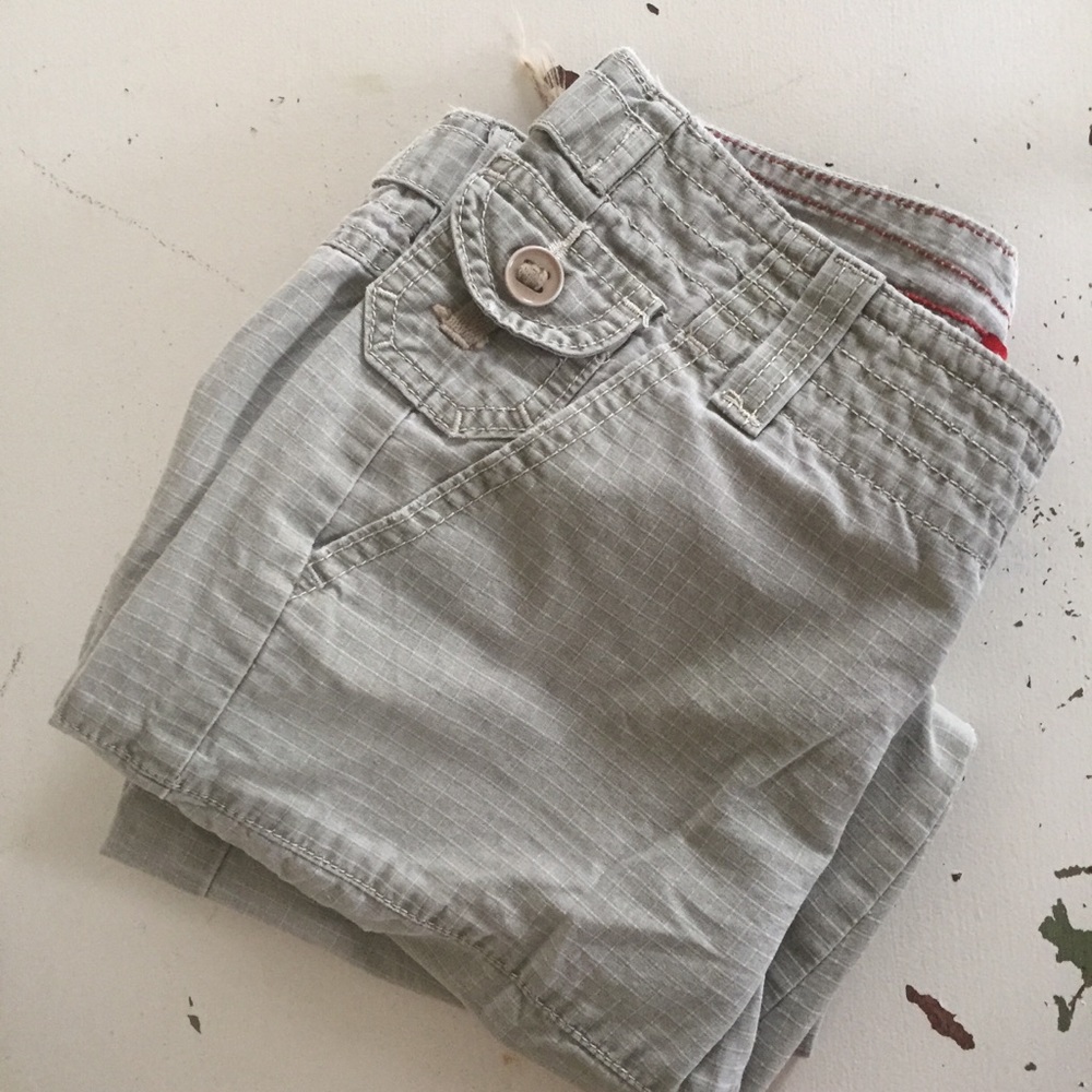 Light Green GLO Cropped Cargo Pants Junior size 3